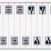 Tichy Train Group 8263 - Miscellaneous Road Signs #2 - 16 Pcs - HO Scale -Model Trains Shop ttg8263 03486.1645224188