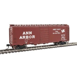 Walthers Mainline 910-1419 - 40' PS-1 Boxcar Ann Arbor Railroad (AA) 440 - HO Scale