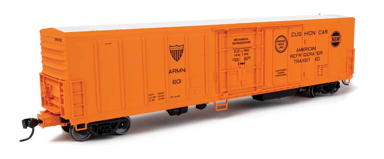 Walthers Mainline 910-3970 - 57' Mechanical Reefer American Refrigerator Transit (ARMN) 601 - HO Scale 3 Walthers Mainline 910-3970 - 57' Mechanical Reefer American Refrigerator Transit (ARMN) 601 - HO Scale