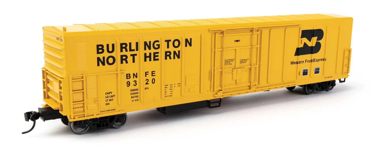 Walthers Mainline 910-3978 - 57' Mechanical Reefer Burlington Northern (BNFE) 9320 - HO Scale 3 Walthers Mainline 910-3978 - 57' Mechanical Reefer Burlington Northern (BNFE) 9320 - HO Scale