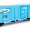 Walthers Mainline 910-3989 - 57' Mechanical Reefer Lamb Weston (REMX) 1068 - HO Scale -Model Trains Shop wal910 3989 45897.1679679707