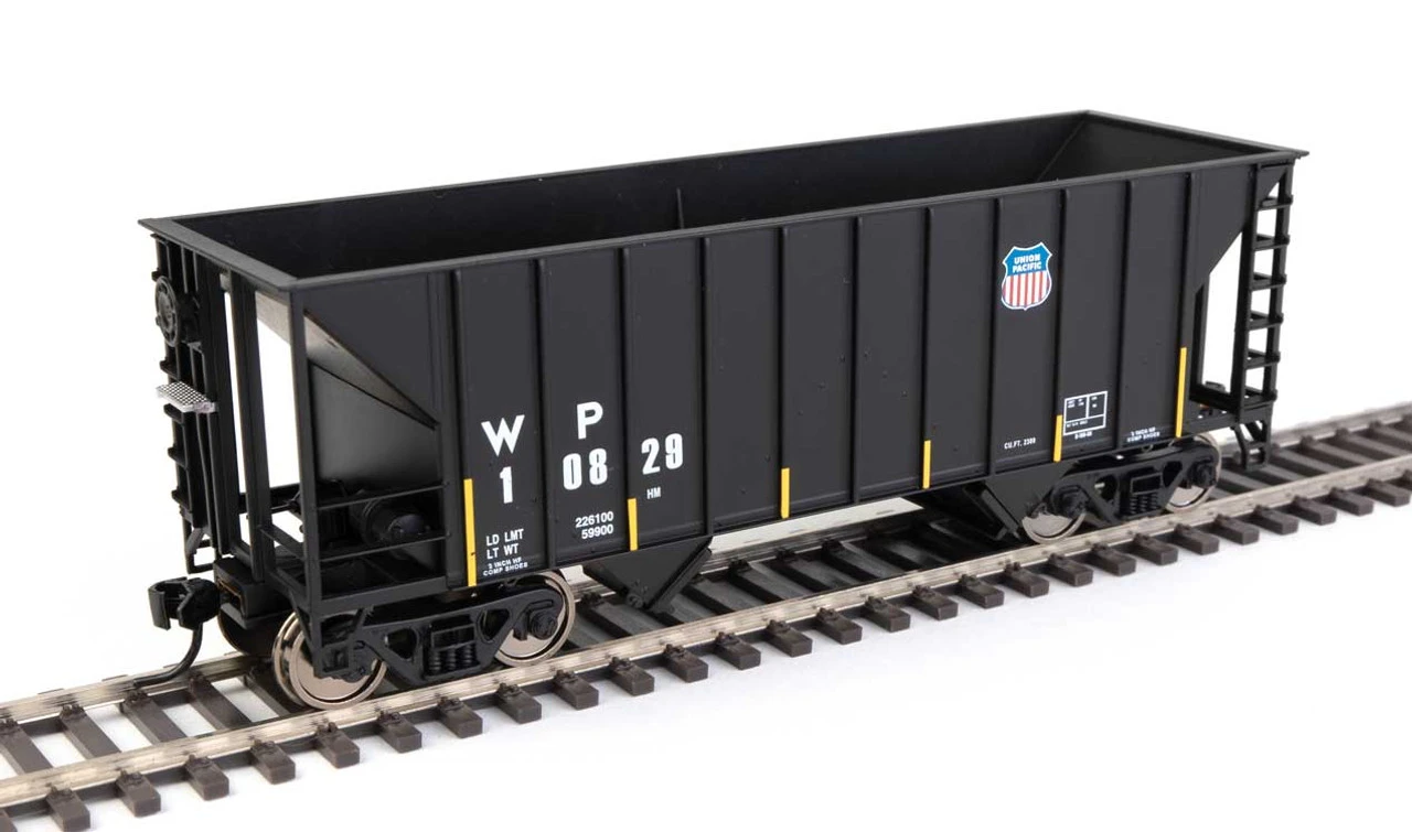 Walthers Mainline 910-56628 - 34' 100-Ton 2-Bay Hopper Union Pacific (WP) 10829 - HO Scale 3 Walthers Mainline 910-56628 - 34' 100-Ton 2-Bay Hopper Union Pacific (WP) 10829 - HO Scale