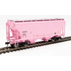 Walthers Mainline 910-7581 - 39' Trinity 3281 2-Bay Covered Hopper Halliburton (HWCX) 7993 - HO Scale