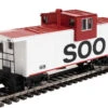Walthers Mainline 910-8721 - International Extended Wide-Vision Caboose Soo Line (SOO) 68 - HO Scale -Model Trains Shop wal910 8721 48278.1684128023