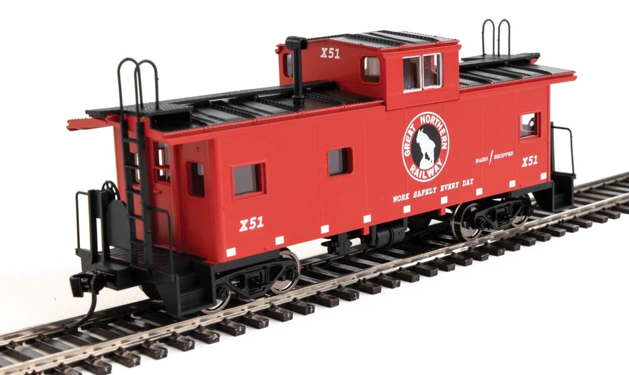 Walthers Mainline 910-8767 - International Wide-Vision Caboose Great Northern (GN) X51 - HO Scale 3 Walthers Mainline 910-8767 - International Wide-Vision Caboose Great Northern (GN) X51 - HO Scale