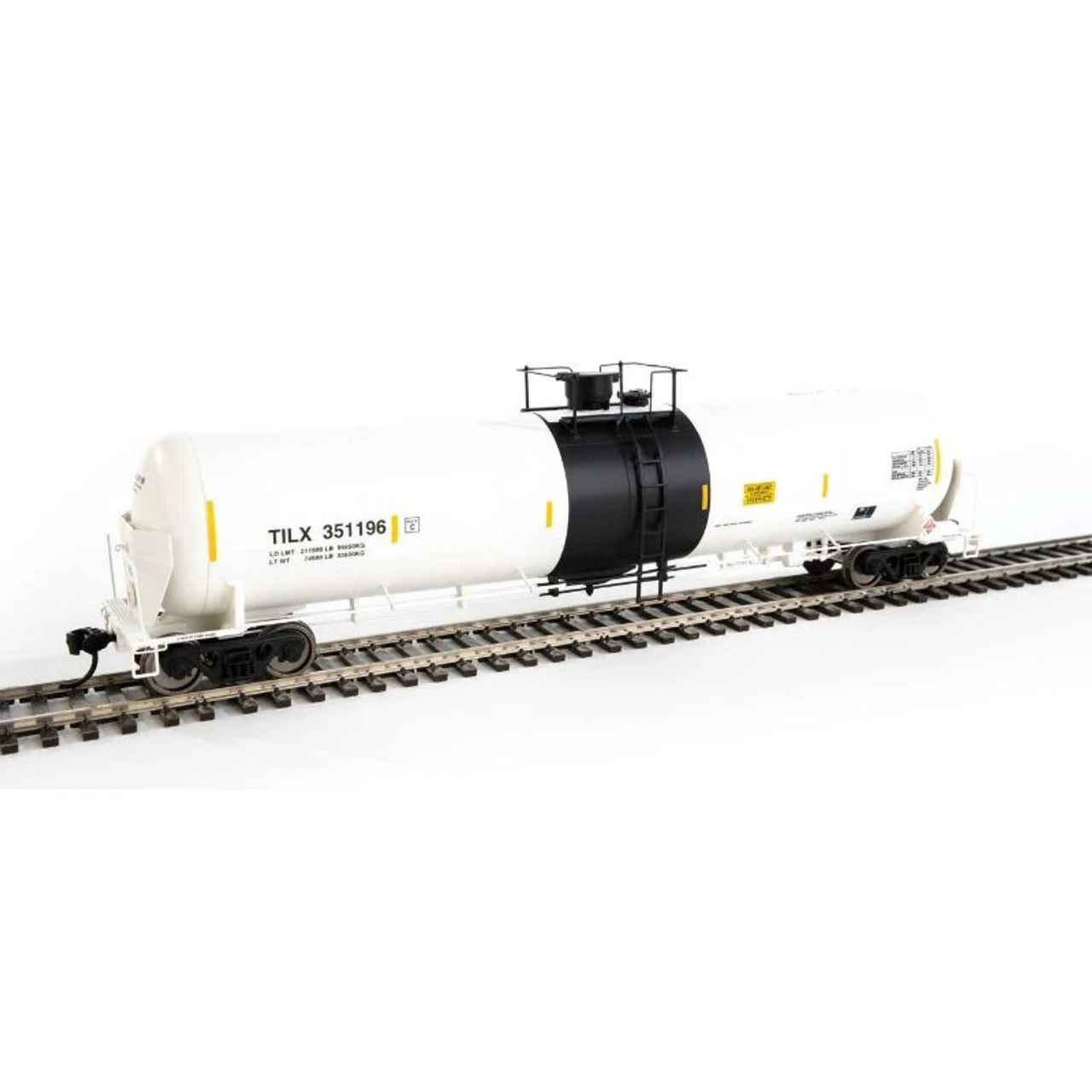 Walthers Proto 920-100757 - 55' Trinity Modified 30,145-Gallon Tank Car Trinity Industries (TILX) 351196 - HO Scale 3 Walthers Proto 920-100757 - 55' Trinity Modified 30,145-Gallon Tank Car Trinity Industries (TILX) 351196 - HO Scale