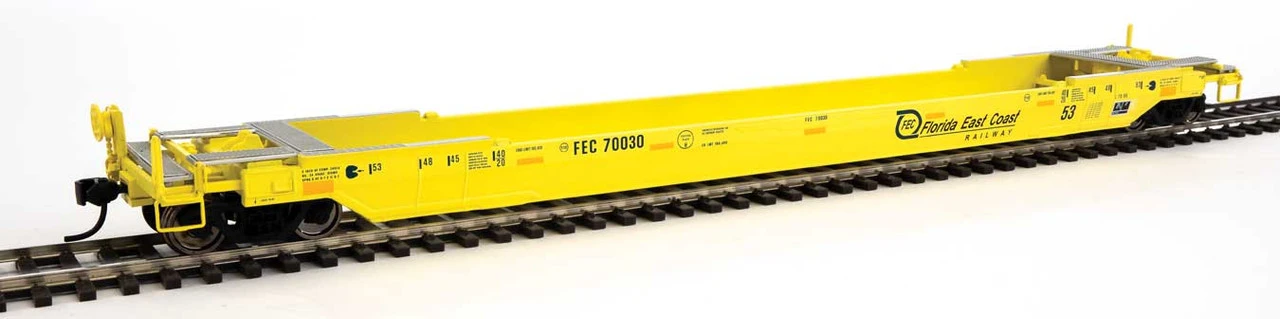 Walthers Proto 920-109037 - Gunderson Rebuilt All-Purpose 53' Well Car Florida East Coast (FEC) 70030 - HO Scale 3 Walthers Proto 920-109037 - Gunderson Rebuilt All-Purpose 53' Well Car Florida East Coast (FEC) 70030 - HO Scale