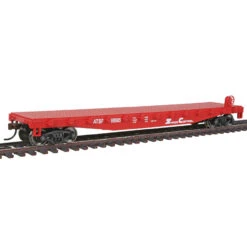 Walthers Trainline 931-1605 - 50' Flat Car Atchison, Topeka And Santa Fe (ATSF) 88985 - HO Scale