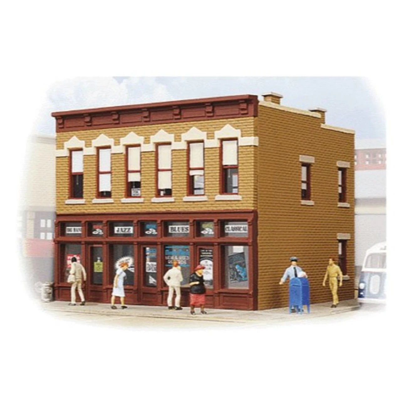 Walthers Trainline 931-806 - Gemini Building - Assembled - HO Scale 3 Walthers Trainline 931-806 - Gemini Building - Assembled - HO Scale