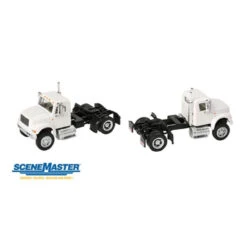 Walthers SceneMaster 949-11190 - Intl 4900 1-Axle Tractor White - HO Scale