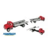 Walthers SceneMaster 949-11591 - Intl 4900 Roll On/Off Flatbed - Red - HO Scale 1 Walthers SceneMaster 949-11591 - Intl 4900 Roll On/Off Flatbed - Red - HO Scale -Model Trains Shop wal949 11591 64539.1645224570