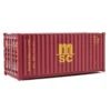 Walthers SceneMaster 949-8059 - 20' Corrugated Container MSC Red - HO Scale -Model Trains Shop wal949 8059 23697.1645224615