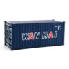 Walthers SceneMaster 949-8066 - 20' Corrugated Container Wan Hai - HO Scale -Model Trains Shop wal949 8066 44324.1645224616