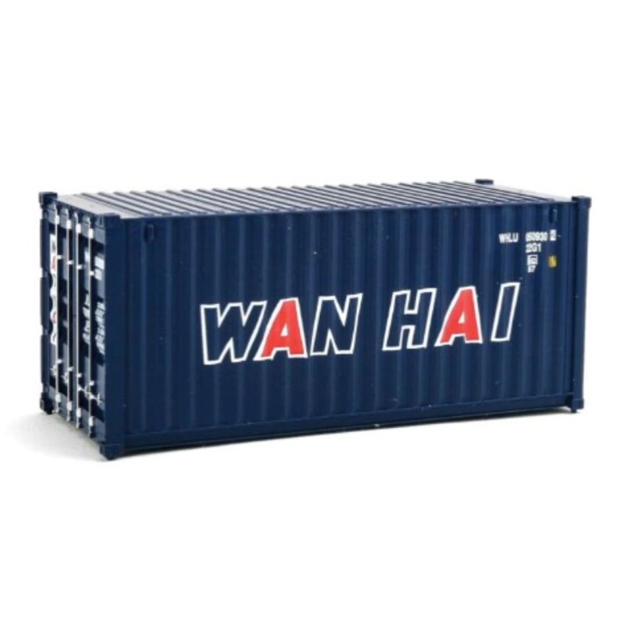 Walthers SceneMaster 949-8066 - 20' Corrugated Container Wan Hai - HO Scale 3 Walthers SceneMaster 949-8066 - 20' Corrugated Container Wan Hai - HO Scale