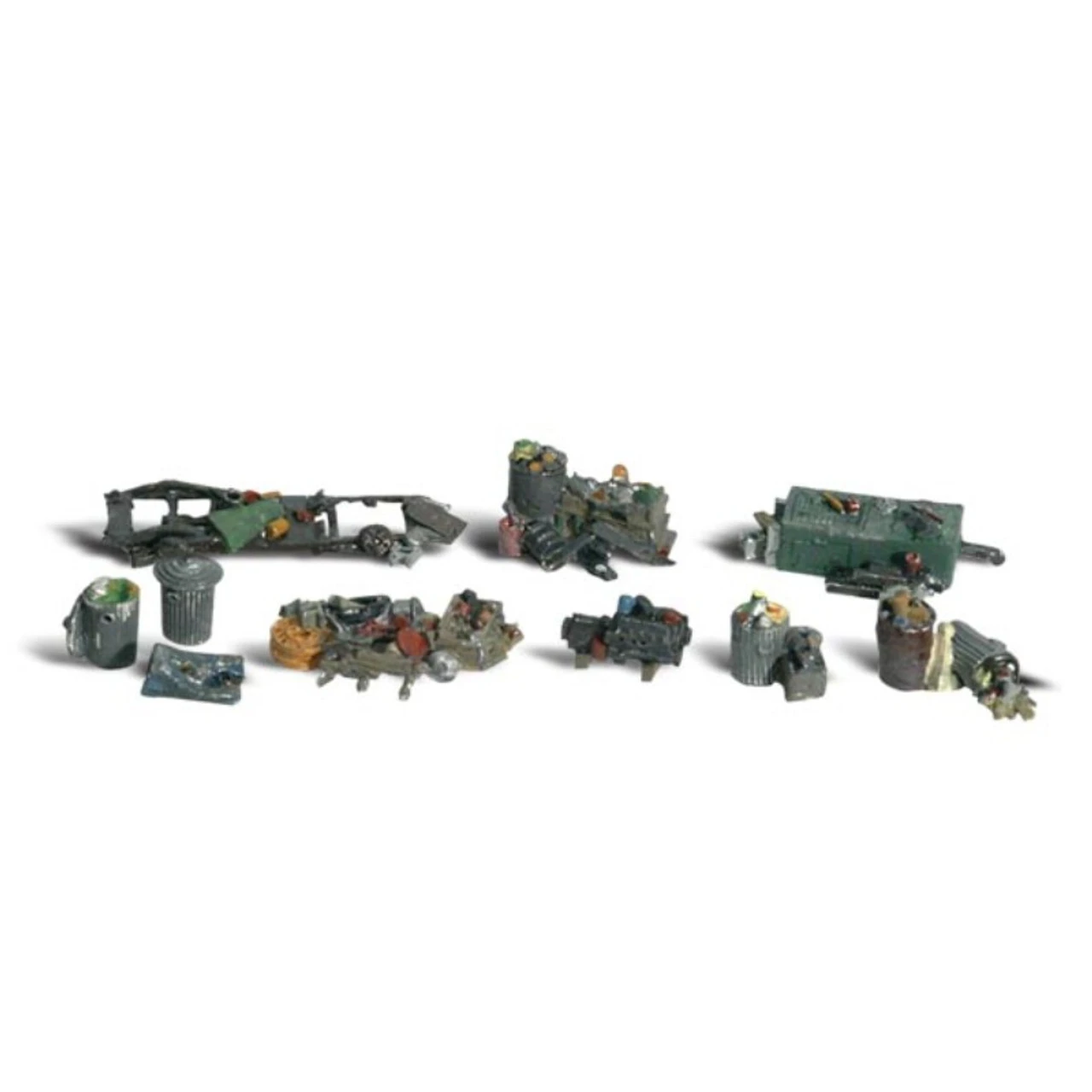 Woodland Scenics #1852 - Assorted Junk - HO Scale 3 Woodland Scenics #1852 - Assorted Junk - HO Scale