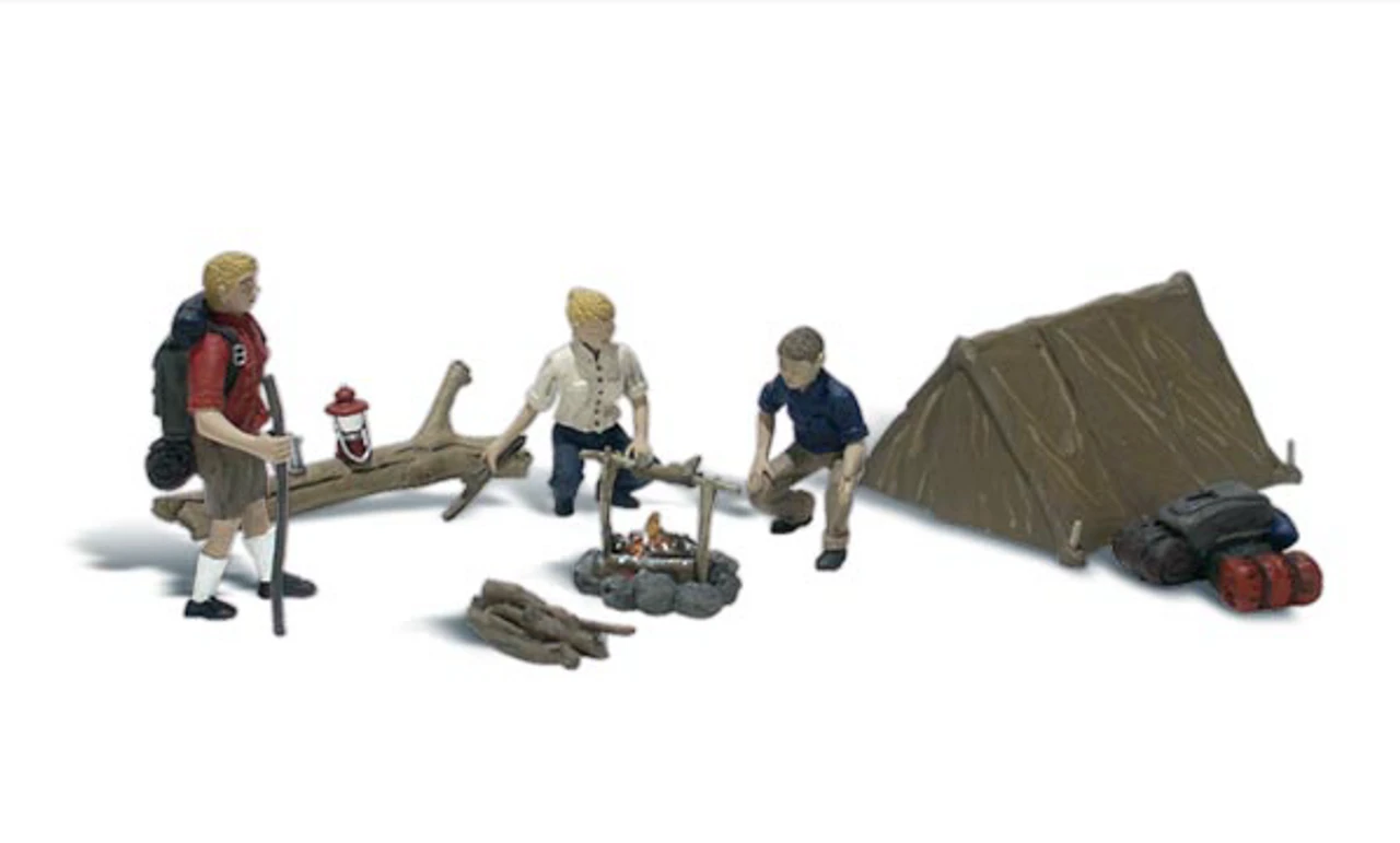 Woodland Scenics #1917 - Campers - HO Scale 3 Woodland Scenics #1917 - Campers - HO Scale